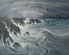 Sous la Sirène 2012 - Belle-Île-en-Mer, Huile 60x73