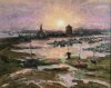 Presqu'ìle de Crozon, Brume sur Camaret 2016 - Huile 54x65- VENDU
