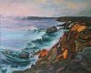 Kerabars 2017 - Presqu'Ìle de Crozon, Huile 65x81 - VENDU