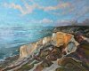 Porz Kreguen 2015 - Presqu'Ìle de Crozon, Huile 65x81