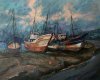 Cimetière marin 2015 - Camaret s/Mer, Huile 54x65