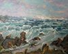 Tempête sur Centuri 2016 - Corse, Huile 60x73