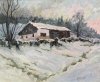 Les Molards s/Chez Villard 1999 - Huile 50x60