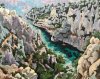 Calanque d'En-Vau 2002 - Huile 60x73