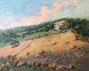 Mas sous le village d'Aurel 2013 - Vaucluse, Huile 54x65