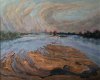 La Loire à Pouilly s/L 2007 - Huile 54x65