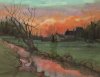 La Scye près de la Baronnie 2006 - Cotentin, Gouache 49x63